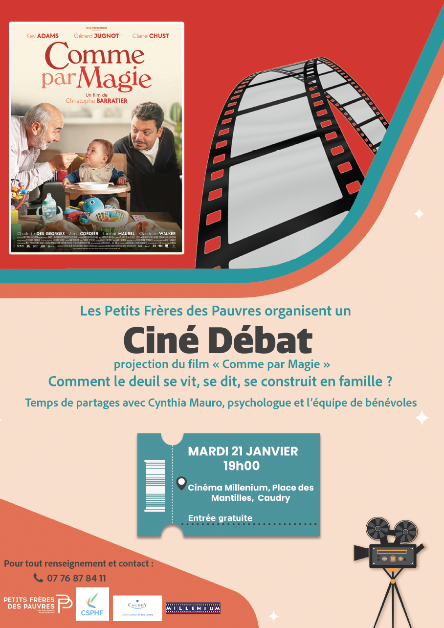 Ciné-débat "Comme par magie" à Caudry